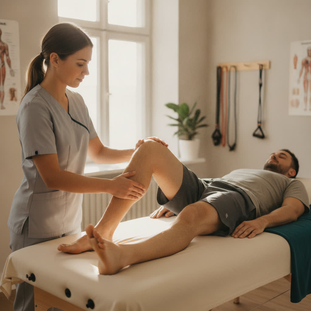 Rééducation du genou après ligamentoplastie du LCA